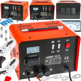 Akkumlátortöltő és bikázó 180A 12/24V VS-70