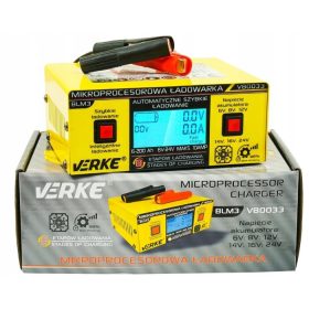  Mikroprocesszoros autós akkumulátortöltő 6/24 V BLM3 VERKE