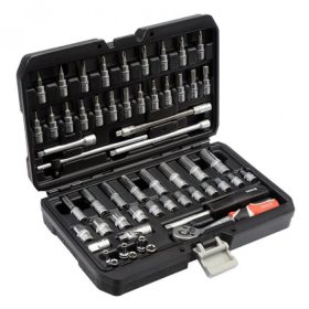 Dugókulcs klt. 56db-os 1/4" 4-13 mm CrV YATO