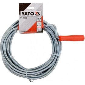 Csőtisztító spirál 9mm x 10m YATO