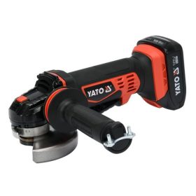   Akkumulátoros sarokcsiszoló 18 V Li-Ion 125mm 2,0Ah akku+töltő YATO