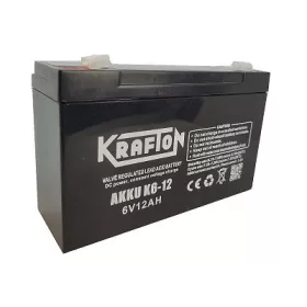 Krafton VRLA 12Ah Bal+ Akkumulátor (K6-12)