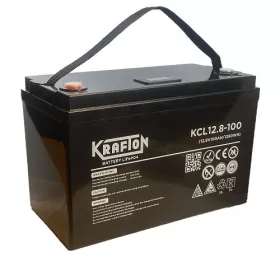   Krafton Lítium LiFePO4 100Ah Bal+ Akkumulátor (KCL12-8-100)