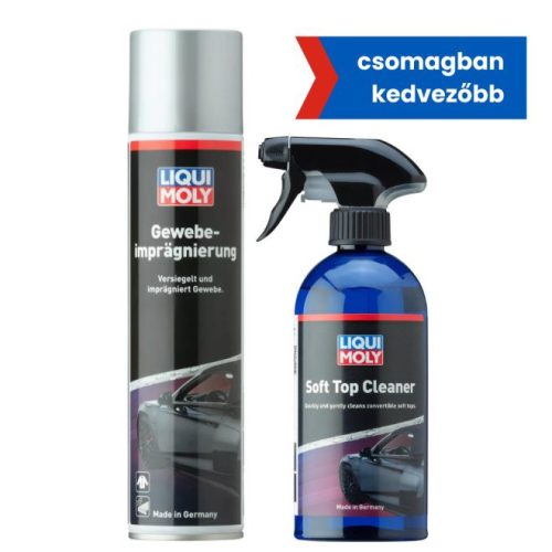 Liqui Moly Cabrio vászontető tisztító 500ml + Cabrio vászontető impregnáló 400ml