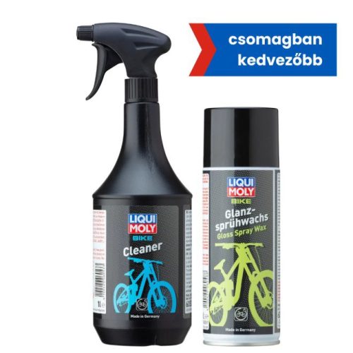 Liqui Moly Kerékpár tisztító 1l + Kerékpár csillogó viasz spray 400ml