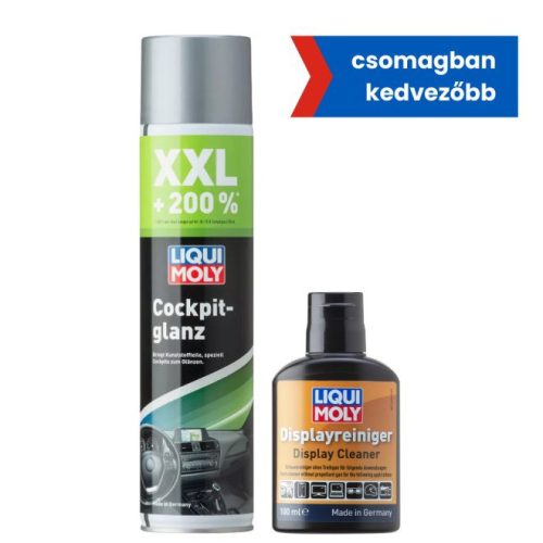 Liqui Moly Műszerfal tisztító spray XXL 600ml + Kijelző tisztító 100 ml