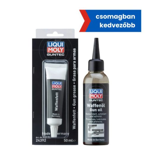 Liqui Moly Guntec fegyverolaj 100ml + Guntec fegyverzsír 50ml