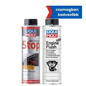  Liqui Moly Motoröblítő adalék 300ml + Oil Smoke Stop adalék 300ml