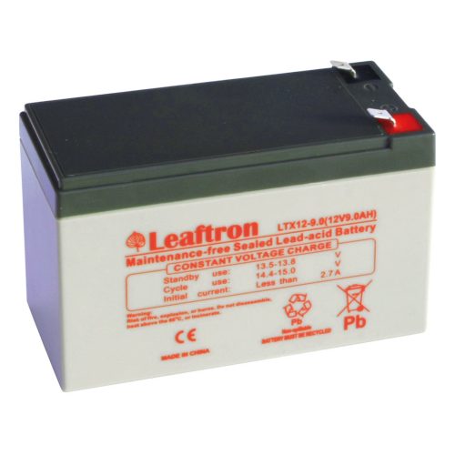 Leaftron LTX12-9F2 VLRA AGM zselés akkumulátor 12V 9Ah