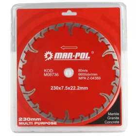 Gyémántvágó korong 230x7,5x22,2mm *A