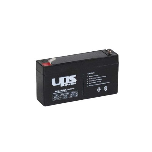 UPS-Power MC1.3-6 6V 1.3Ah zselés akkumulátor