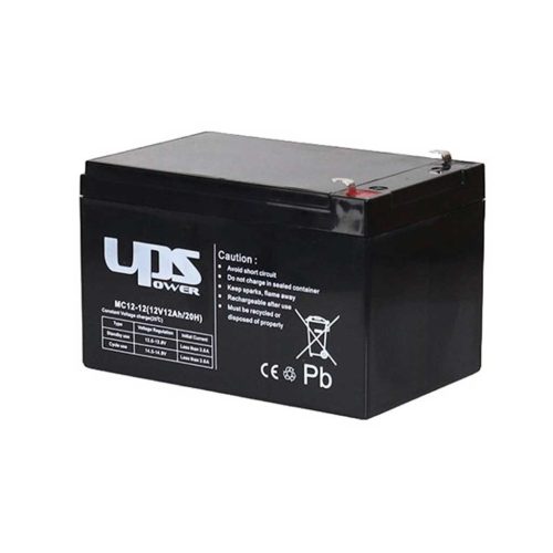 UPS-Power MC12-12 12V 12Ah zselés akkumulátor