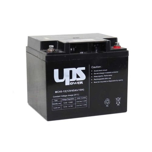 UPS-Power MC45-12 12V 45Ah zselés akkumulátor