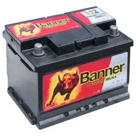   Banner Power Bull P6009 013560090101 akkumulátor, 12V 60Ah 540A J+ EU, alacsony
