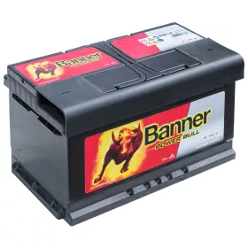   Banner Power Bull P8014 013580140101 akkumulátor, 12V 80Ah 700A J+ EU, alacsony