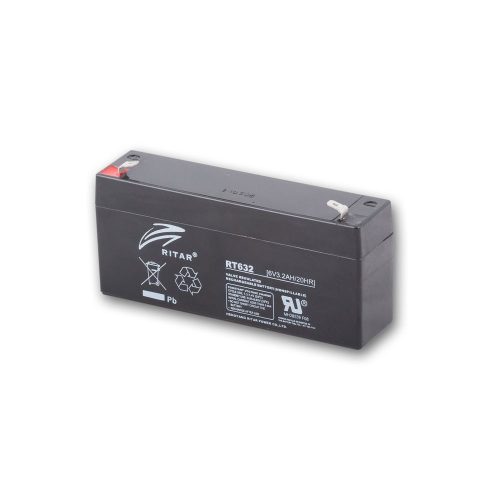 Ritar RT632-F1 6V 3,2Ah zárt ólomakkumulátor