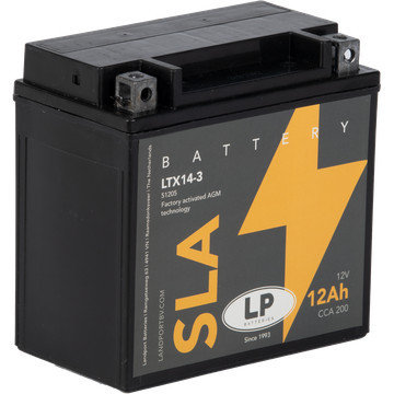 Landport SLA 12Ah 200A Jobb+ Motorakkumulátor (SLA-LTX14-3)