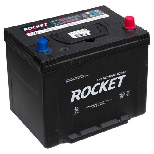 Rocket SMF N80L akkumulátor, 12V 80Ah 680A J+, japán