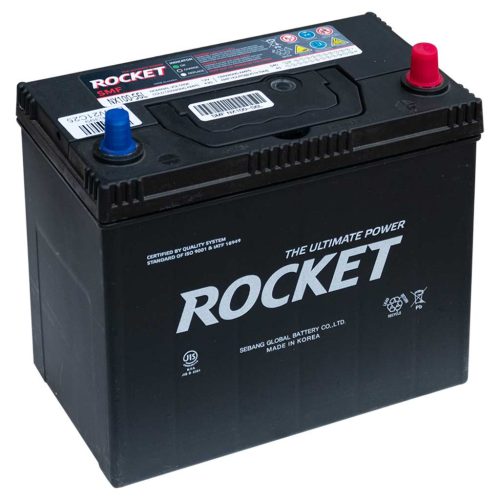 Rocket SMF NX100-S6L akkumulátor, 12V 45Ah 430A J+, japán, vékony sarus