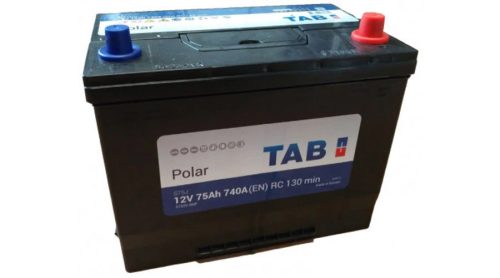 TAB Polar 75 Ah 740A Asia J+ Autó Akkumulátor
