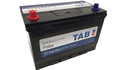 TAB Polar 12v 95Ah 850A Asia bal+ Autó Akkumulátor