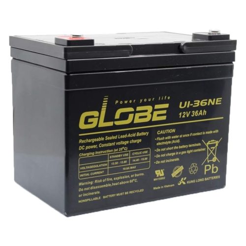 Globe U1-36NE Kerekesszék akkumulátor 12V 36Ah