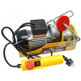   Elektromos csörlő 125/250kg, 540W  acélkötél VERKE PREMIUM LINE