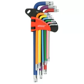 Torx kulcs klt. 9db-os T10-T5 színes VERKE