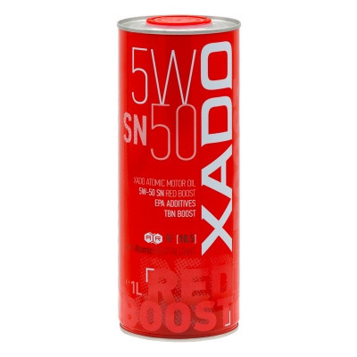 5W-50 SN Red Boost XADO motorolaj 1liter