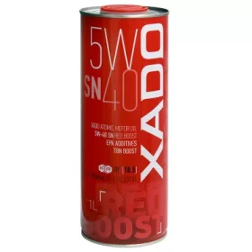 XADO 5W-40 SN Red Boost motorolaj - 1liter