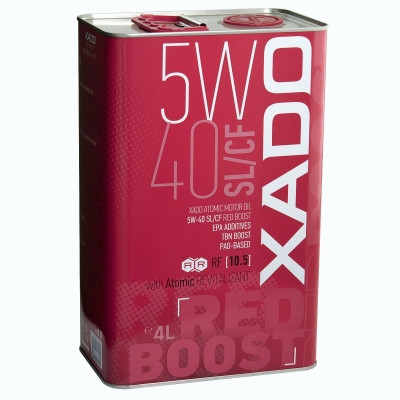 5W-40 SL/CF Red Boost XADO motorolaj 4liter