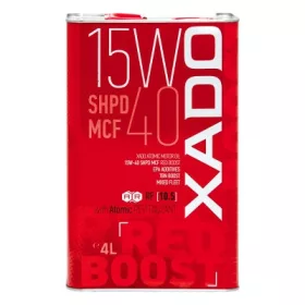 XADO 15W-40 SHPD MCF RED BOOST motorolaj - 4liter