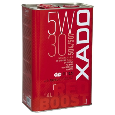 5W-30 504/507 Red Boost XADO motorolaj 4liter