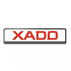 Xado aumínium rendszámtábla (fehér)