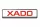 Xado aumínium rendszámtábla (fehér)