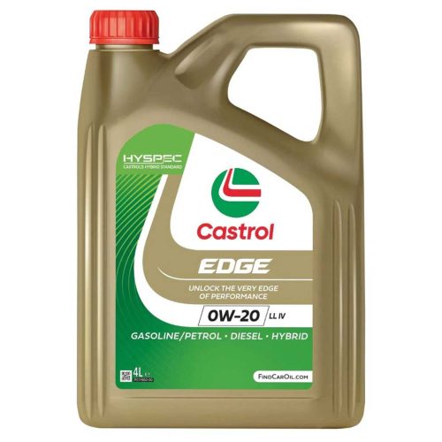 Castrol Edge Titanium LL IV 0W-20 (0W20) motorolaj, 4lit.