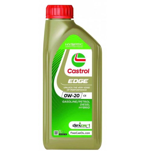 Castrol Edge C5 0W-20 (0W20) motorolaj, 1lit.