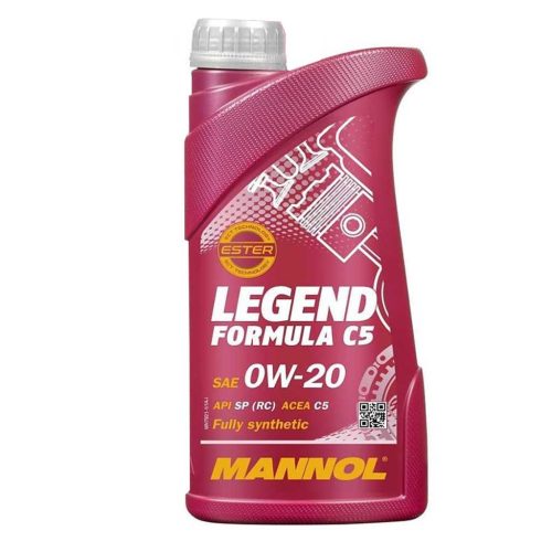 Mannol 7921-1 Legend Formula C5 0W-20 (0W20) motorolaj, 1lit.