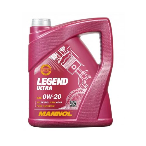 Mannol 7918  Legend Ultra 0W-20 (0W20) motorolaj, 5lit.