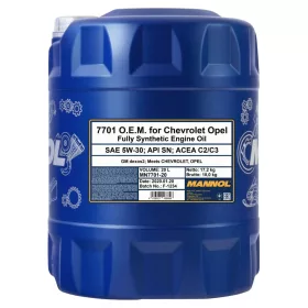Mannol 7701-20 Energy Formula OP 5W-30 motorolaj 20lit.