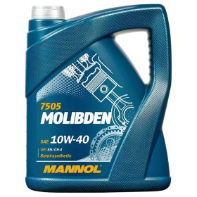 Mannol 7505 Molibden 10W-40 (10W40) motorolaj, 5lit
