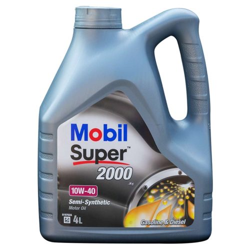 Mobil Super 2000 X1 10W-40 (10W40) motorolaj, 4lit