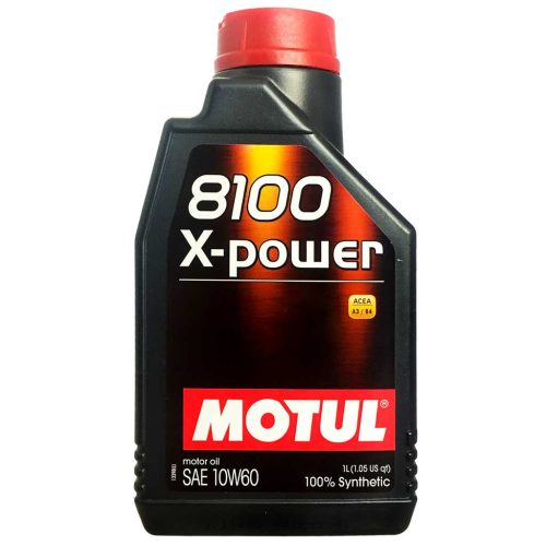 Motul 8100 X-Power 10W-60 (10W60) motorolaj, 1lit. 106142