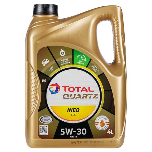 Total Quartz INEO ECS Fuel Economy 5W-30 (5W30) motorolaj, 4lit.