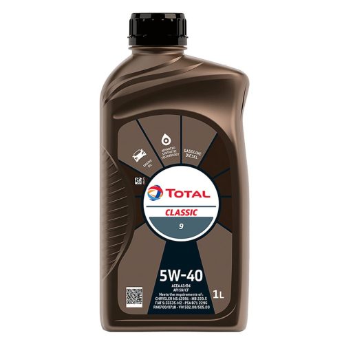 Total Classic 9 5W-40 (5W40) motorolaj, 1lit.