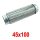 Kipufogó flexibilis cső, flexicső, 45x100mm