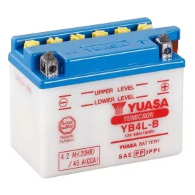   Yuasa AGM YB4L-B motorkerékpár akkumulátor, 12V 4,2Ah 45A J+