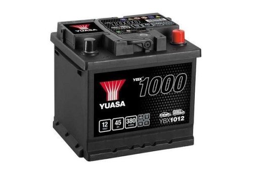 Yuasa Automotive YBX1012 akkumulátor, 12V 45Ah 380A J+ EU, magas