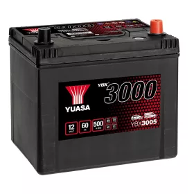   Yuasa Automotive SMF YBX3005 akkumulátor, 12V 60Ah 500A J+, japán
