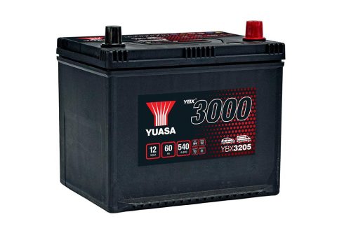 Yuasa SMF YBX3205 akkumulátor, 12V 60Ah 540A J+, japán